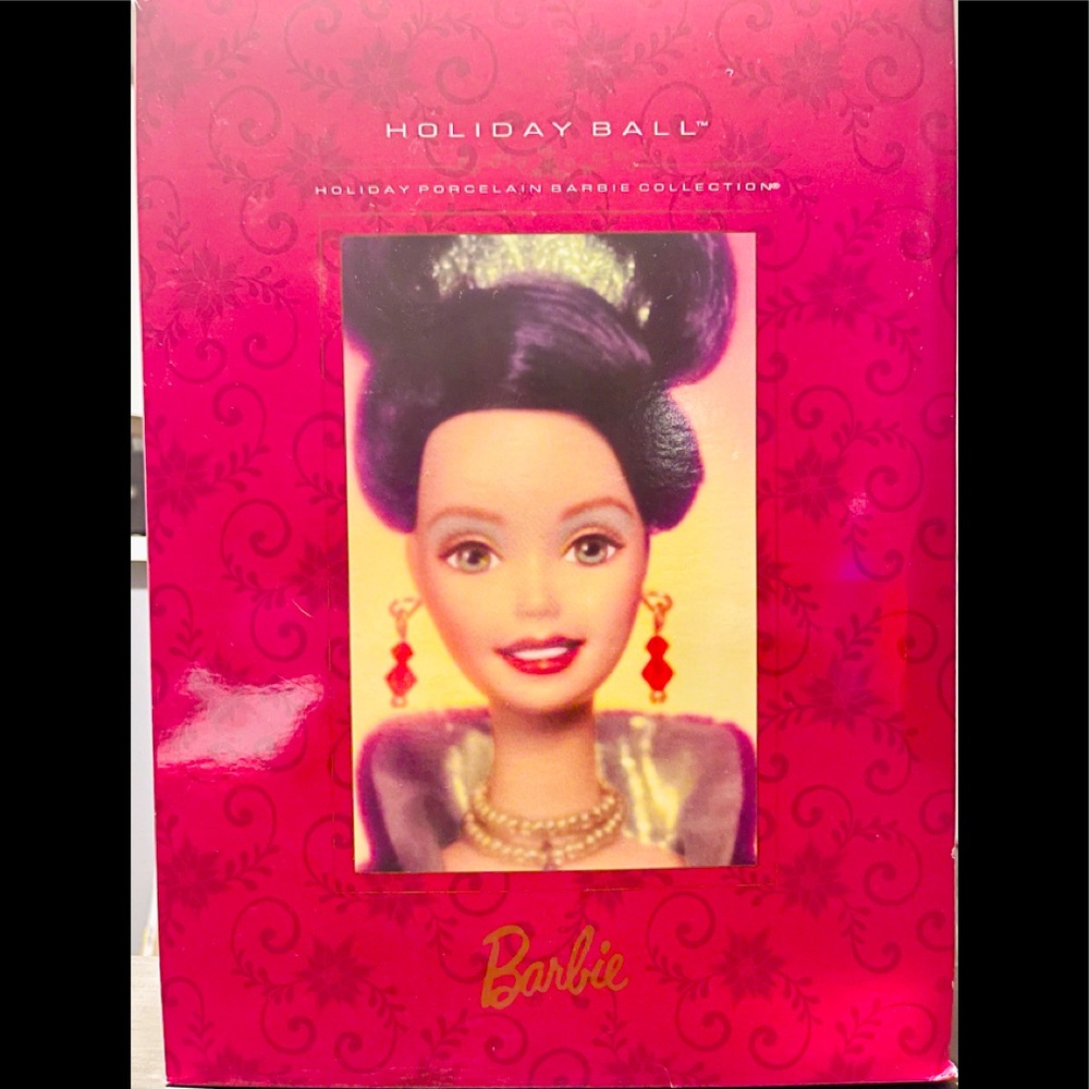 Porcelain Holiday Ball Barbie